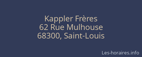 Kappler Frères