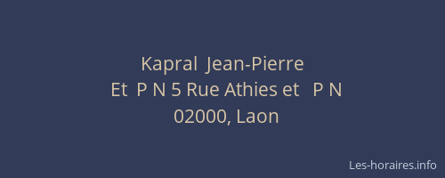 Kapral  Jean-Pierre