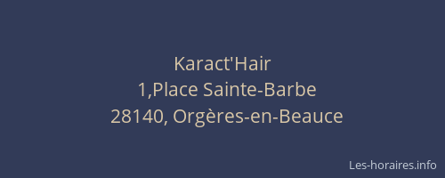 Karact'Hair