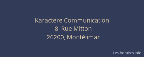 Karactere Communication