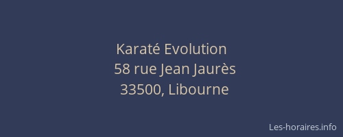 Karaté Evolution