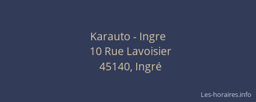 Karauto - Ingre