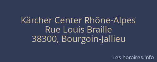 Kärcher Center Rhône-Alpes