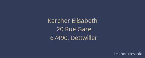 Karcher Elisabeth