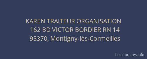 KAREN TRAITEUR ORGANISATION