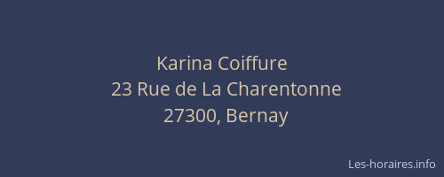 Karina Coiffure