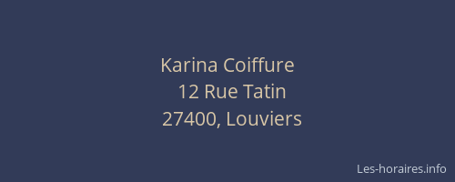 Karina Coiffure