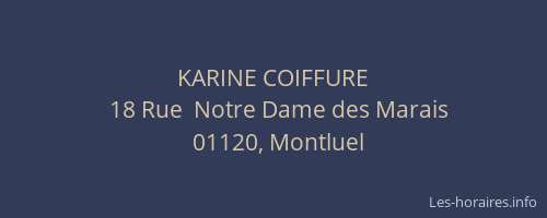 KARINE COIFFURE