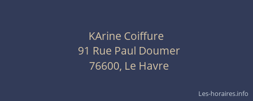 KArine Coiffure