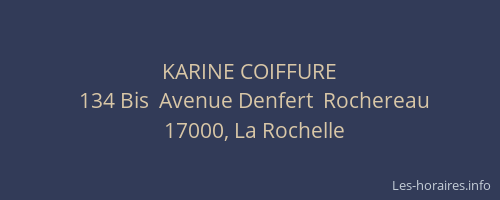 KARINE COIFFURE