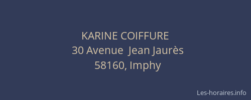 KARINE COIFFURE