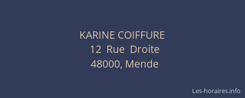 KARINE COIFFURE