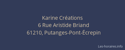 Karine Cr&eacute;ations