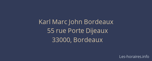 Karl Marc John Bordeaux