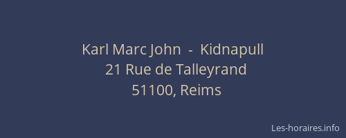 Karl Marc John  -  Kidnapull