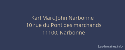 Karl Marc John Narbonne