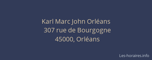 Karl Marc John Orléans