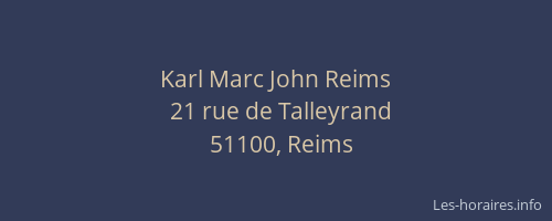 Karl Marc John Reims