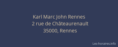Karl Marc John Rennes