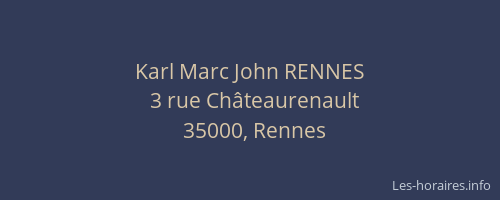 Karl Marc John RENNES