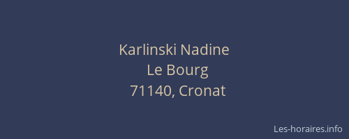 Karlinski Nadine