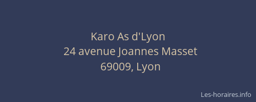 Karo As d'Lyon