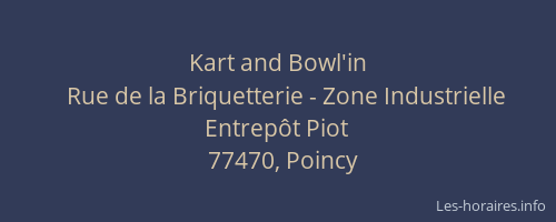Kart and Bowl'in