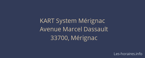 KART System Mérignac