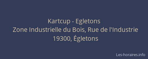 Kartcup - Egletons