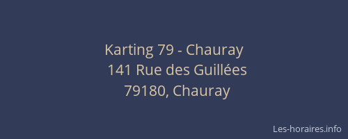 Karting 79 - Chauray