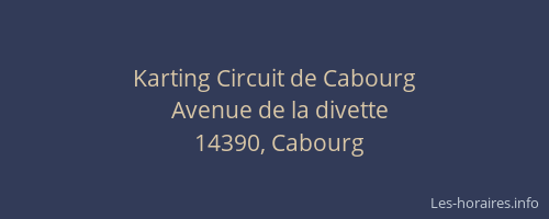 Karting Circuit de Cabourg