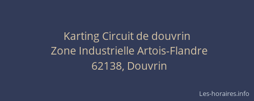 Karting Circuit de douvrin