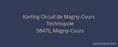 Karting Circuit de Magny-Cours