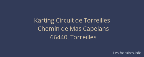 Karting Circuit de Torreilles