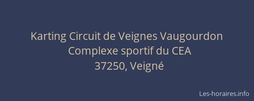 Karting Circuit de Veignes Vaugourdon