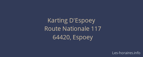Karting D'Espoey
