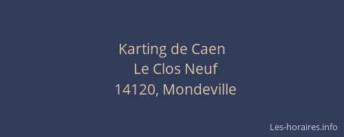 Karting de Caen