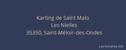 Karting de Saint Malo