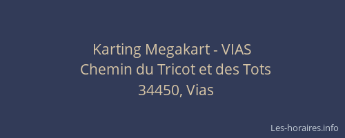 Karting Megakart - VIAS