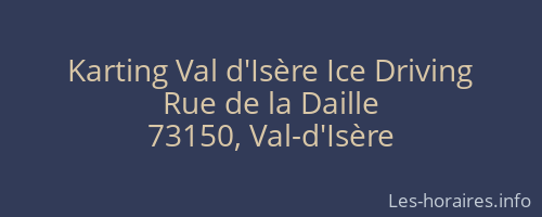 Karting Val d'Isère Ice Driving
