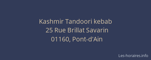 Kashmir Tandoori kebab