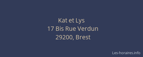 Kat et Lys