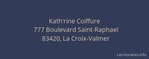 Kath'rine Coiffure