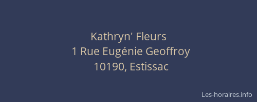 Kathryn' Fleurs