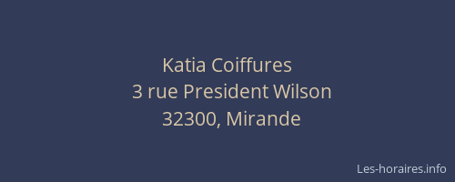 Katia Coiffures