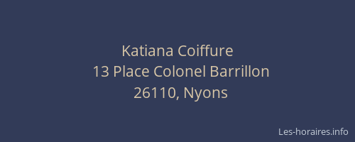 Katiana Coiffure