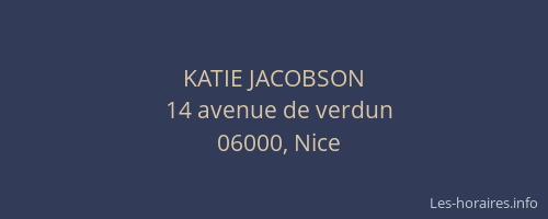 KATIE JACOBSON