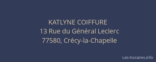 KATLYNE COIFFURE