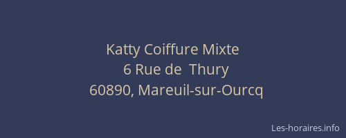 Katty Coiffure Mixte