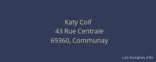 Katy Coif